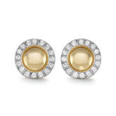 Pave Diamond Stud Earrings - Dracakis Jewellers